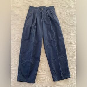 Vintage 80s/90s Aeropostale Wide Leg Double Pleated Chinos, made in USA, 34/32